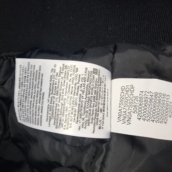 Vans Checkerboard Research Varsity Jacket, Mens Large - Picture 11 of 11